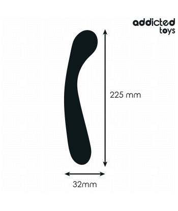 ADDICTED TOYS - MASAJEADOR ANAL DOBLE SILICONA 22,5 CM
