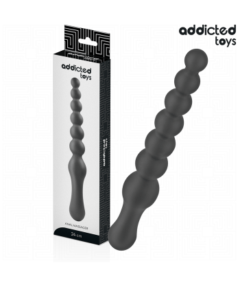 ADDICTED TOYS - MASAJEADOR ANAL DOBLE SILICONA 24 CM