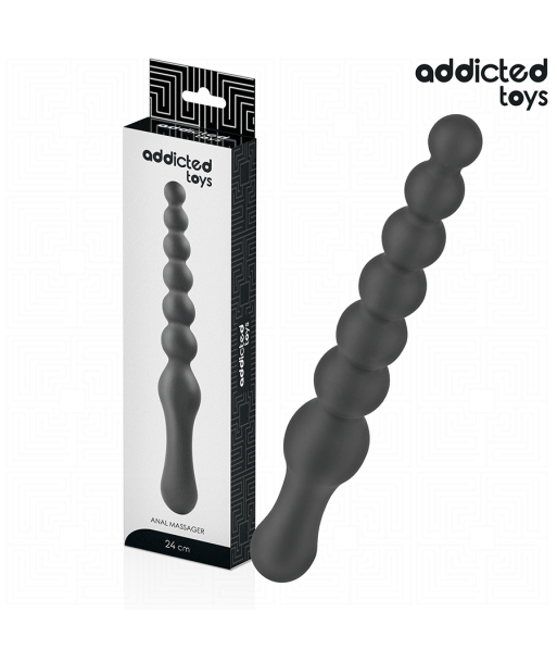 ADDICTED TOYS - MASAJEADOR ANAL DOBLE SILICONA 24 CM ADDICTED TOYS - MASAJEADOR ANAL DOBLE SILICONA 24 CM