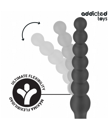 ADDICTED TOYS - MASAJEADOR ANAL DOBLE SILICONA 24 CM