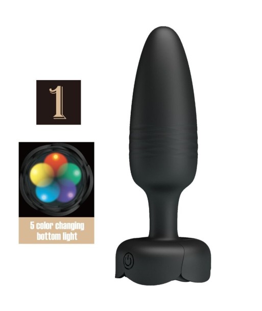 PRETTY LOVE - TARION PLUG ANAL CON LUZ LED 12.5 CM PRETTY LOVE - TARION PLUG ANAL CON LUZ LED 12.5 CM