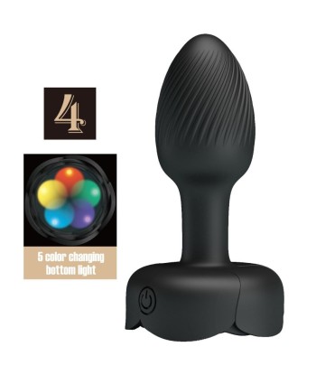PRETTY LOVE - OLMAN PLUG ANAL CON LUZ LED 8.8 CM