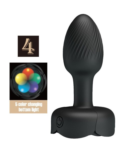 PRETTY LOVE - OLMAN PLUG ANAL CON LUZ LED 8.8 CM PRETTY LOVE - OLMAN PLUG ANAL CON LUZ LED 8.8 CM