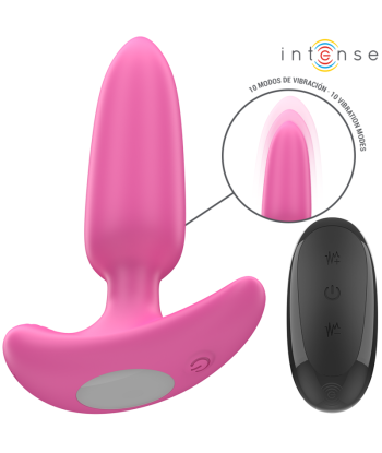 INTENSE - ROSS PLUG ANAL 10 VIBRACIONES ROSA CONTROL REMOTO