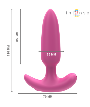 INTENSE - ROSS PLUG ANAL 10 VIBRACIONES ROSA CONTROL REMOTO