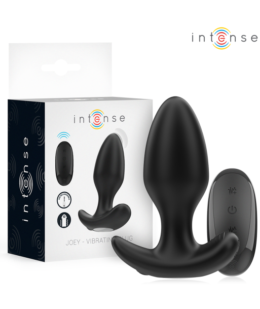 INTENSE - JOEY PLUG ANAL 10 VIBRACIONES NEGRO CONTROL REMOTO INTENSE - JOEY PLUG ANAL 10 VIBRACIONES NEGRO CONTROL REMOTO