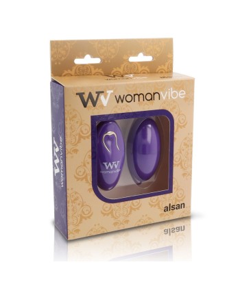 WOMANVIBE - ALSAN HUEVO CONTROL REMOTO SILICONA MORADO