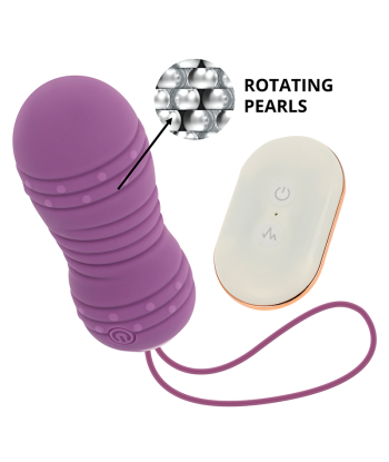 OHMAMA - HUEVO CONTROL REMOTO 7 MODOS ROTACION LILA