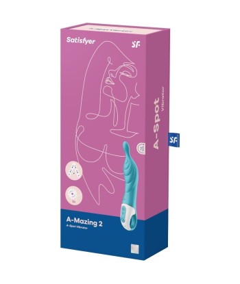 SATISFYER - AMAZING 2 VIBRADOR PUNTO A TURQUESA