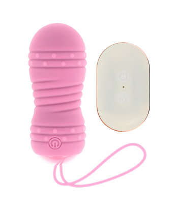 OHMAMA - HUEVO CONTROL REMOTO 7 MODOS ROTACION ROSA