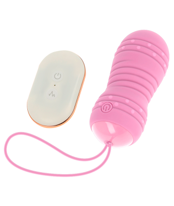 OHMAMA - HUEVO CONTROL REMOTO 7 MODOS ROTACION ROSA