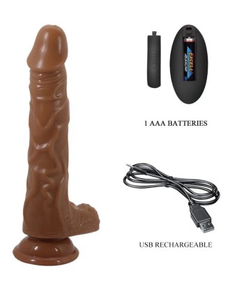 BAILE - BODACH VIBRADOR REALISTA CON VENTOSA CONTROL REMOTO