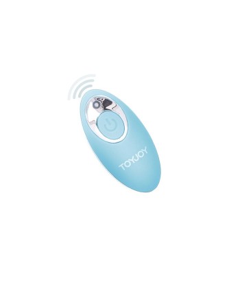 TOYJOY - HAPPINESS IM SO EGGCITED VIBRADOR CON CONTROL REMOTO AZUL