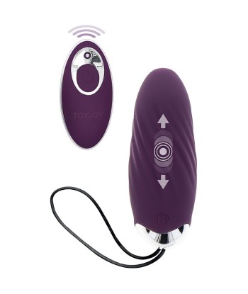TOYJOY - HAPPINESS KNOCK KNOCK EGGSTAVAGANT VIBRADOR CON CONTROL REMOTO MORADO