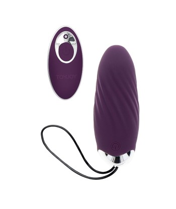 TOYJOY - HAPPINESS KNOCK KNOCK EGGSTAVAGANT VIBRADOR CON CONTROL REMOTO MORADO