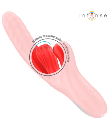 INTENSE - ROSALIA VIBRADOR MULTIFUNCIÓN 3 EN 1 ROJO