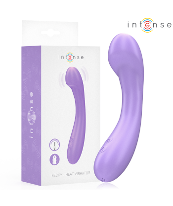 INTENSE - BECKY VIBRADOR 19 CM CALENTABLE 7 VIBRACIONES MORADO