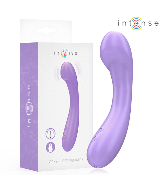 INTENSE - BECKY VIBRADOR 19 CM CALENTABLE 7 VIBRACIONES MORADO INTENSE - BECKY VIBRADOR 19 CM CALENTABLE 7 VIBRACIONES MORADO