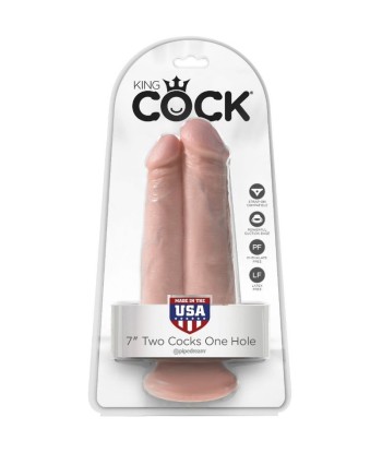 KING COCK - DOBLE PENETRACIÓN 20.3 CM