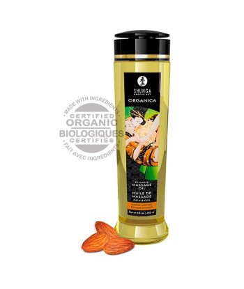 SHUNGA - ACEITE DE MASAJE ORGÁNICO ALMENDRA 240 ML