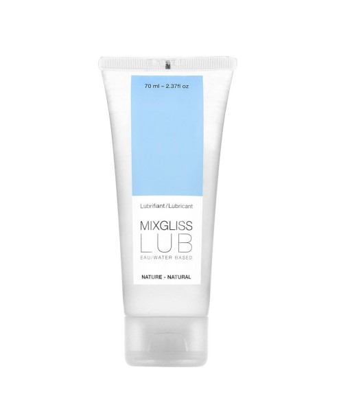 MIXGLISS - LUBRICANTE BASE DE AGUA NATURAL 70 ML MIXGLISS - LUBRICANTE BASE DE AGUA NATURAL 70 ML