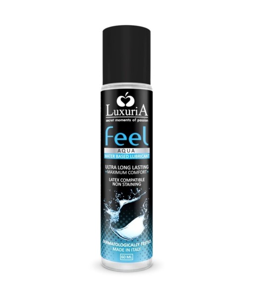 INTIMATELINE - LUXURIA FEEL LUBRICANTE BASE AGUA AQUA 60 ML INTIMATELINE - LUXURIA FEEL LUBRICANTE BASE AGUA AQUA 60 ML
