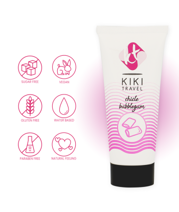 KIKÍ TRAVEL - LUBRICANTE SABOR A CHICLE 50 ML