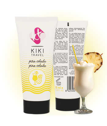 KIKÍ TRAVEL - LUBRICANTE SABOR A PIÑA COLADA 50 ML