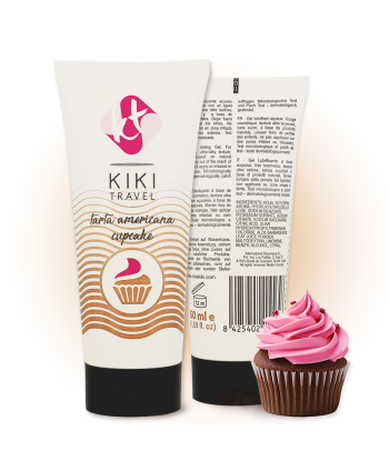 KIKÍ TRAVEL - GEL DESLIZANTE SABOR A TARTA AMERICANA CUPCAKE 50 ML