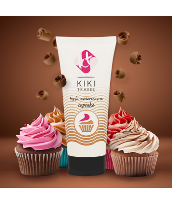 KIKÍ TRAVEL - GEL DESLIZANTE SABOR A TARTA AMERICANA CUPCAKE 50 ML