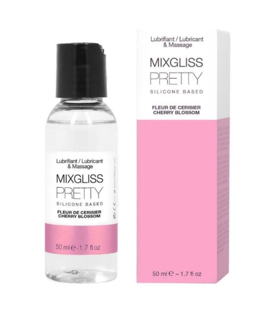 MIXGLISS - PRETTY LUBRICANTE SILICONA FLOR DE CEREZA 50 ML MIXGLISS - PRETTY LUBRICANTE SILICONA FLOR DE CEREZA 50 ML