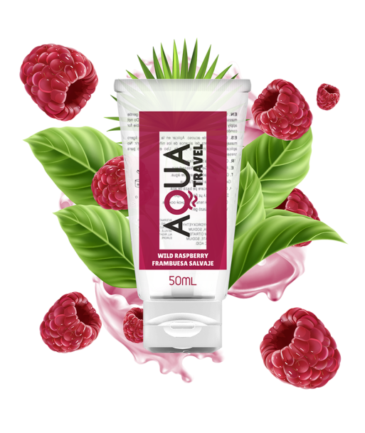 AQUA TRAVEL - LUBRICANTE BASE AGUA SABOR FRAMBUESA SALVAJE - 50 ML AQUA TRAVEL - LUBRICANTE BASE AGUA SABOR FRAMBUESA SALVAJE - 50 ML