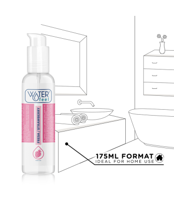 WATERFEEL - LUBRICANTE BASE AGUA FRESA 175 ML