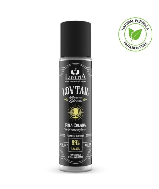 INTIMATELINE - LUXURIA LOVTAIL LUBRICANTE BASE AGUA PIÑA COLADA 60 ML INTIMATELINE - LUXURIA LOVTAIL LUBRICANTE BASE AGUA PIÑA COLADA 60 ML