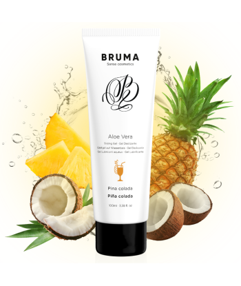 BRUMA - GEL DESLIZANTE CON ALOE VERA SABOR A PIÑA COLADA 100 ML
