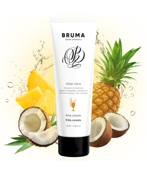 BRUMA - GEL DESLIZANTE CON ALOE VERA SABOR A PIÑA COLADA 100 ML BRUMA - GEL DESLIZANTE CON ALOE VERA SABOR A PIÑA COLADA 100 ML