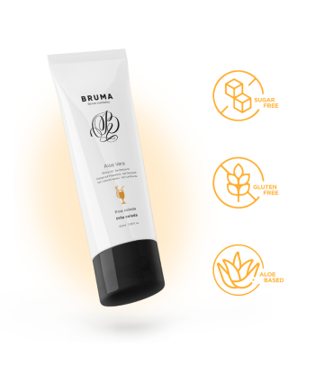 BRUMA - GEL DESLIZANTE CON ALOE VERA SABOR A PIÑA COLADA 100 ML
