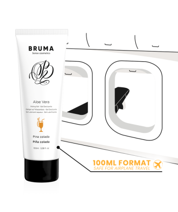 BRUMA - GEL DESLIZANTE CON ALOE VERA SABOR A PIÑA COLADA 100 ML