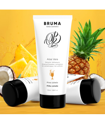 BRUMA - GEL DESLIZANTE CON ALOE VERA SABOR A PIÑA COLADA 100 ML