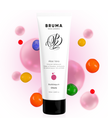 BRUMA - GEL DESLIZANTE CON ALOE VERA SABOR A CHICLE 100 ML