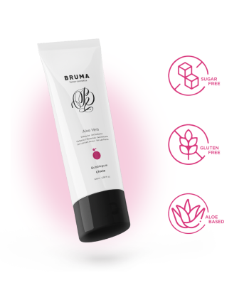 BRUMA - GEL DESLIZANTE CON ALOE VERA SABOR A CHICLE 100 ML