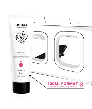 BRUMA - GEL DESLIZANTE CON ALOE VERA SABOR A CHICLE 100 ML