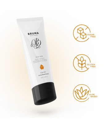 BRUMA - GEL DESLIZANTE CON ALOE VERA SABOR A TARTA AMERICANA 100 ML