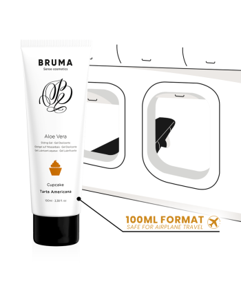 BRUMA - GEL DESLIZANTE CON ALOE VERA SABOR A TARTA AMERICANA 100 ML