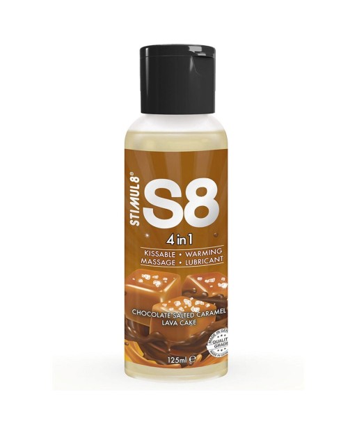 STIMUL8 - S8 4 EN 1 LUBRICANTE POSTRE CHOCOLATE Y CARAMELO SALADO 125 ML