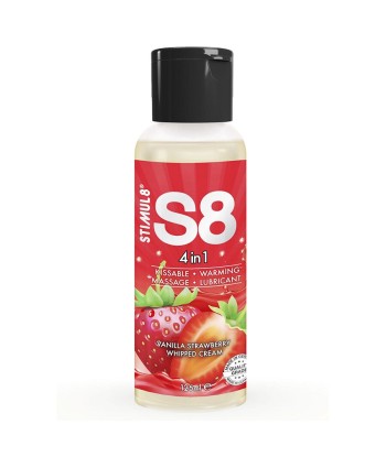 STIMUL8 - S8 4 EN 1 LUBRICANTE POSTRE FRESA 125 ML