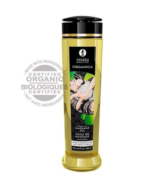 SHUNGA - ACEITE DE MASAJE ORGÁNICO NATURAL 240 ML
