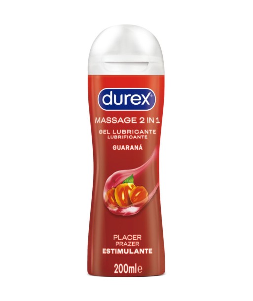 DUREX - GEL LUBRICANTE DE MASAJE ESTIMULANTE GUARANÁ 200 ML DUREX - GEL LUBRICANTE DE MASAJE ESTIMULANTE GUARANÁ 200 ML
