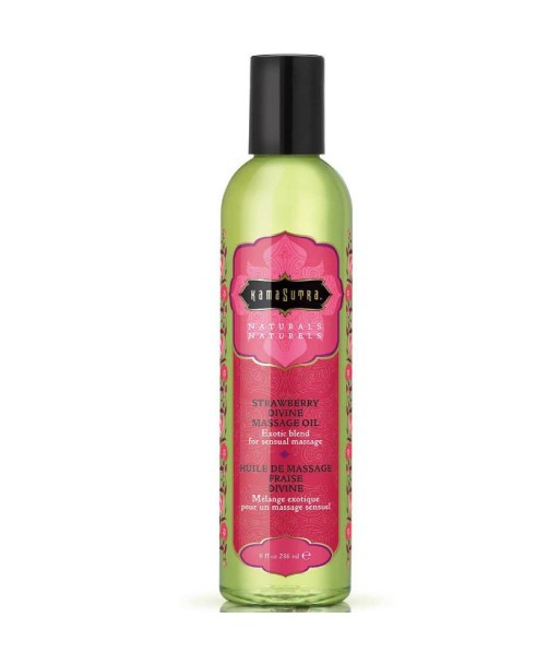 KAMASUTRA - NATURALS ACEITE DE MASAJE FRESA DIVINA 236ML KAMASUTRA - NATURALS ACEITE DE MASAJE FRESA DIVINA 236ML