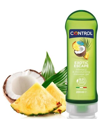 CONTROL - 2 EN 1 MASSAGE and PLEASURE EXOTIC 200 ML
